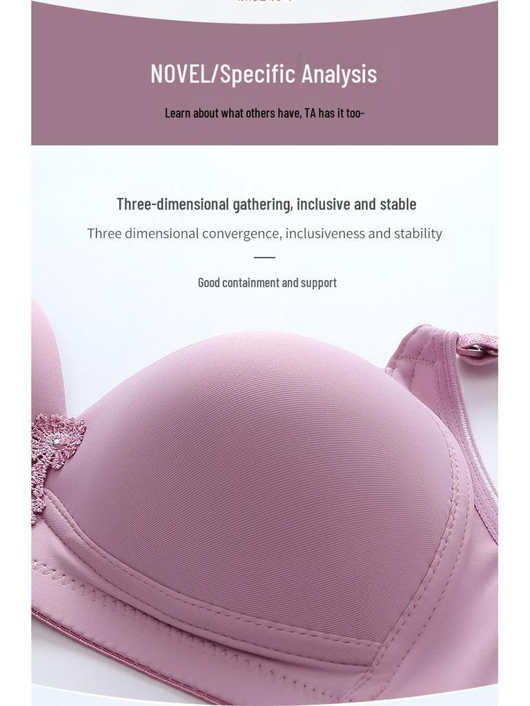 Plus Size Anti-Sagging Wire-Free Comfortable Lingerie Bra