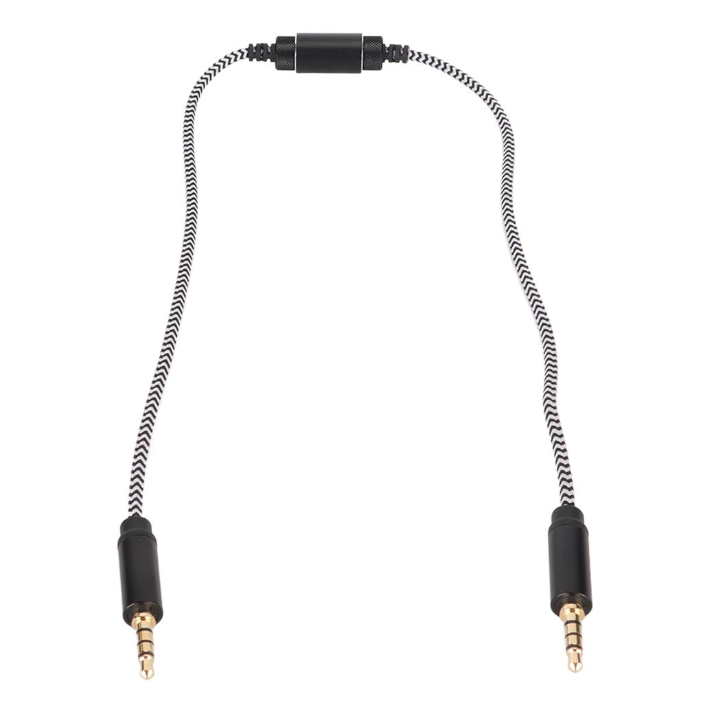 3.5mm Recording Cable Bidirectional 3.5mm Male to Male Sound Transfer Cable with Noise Reduction Fun