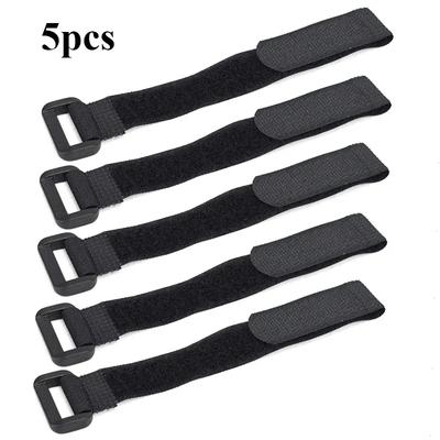 Acessórios de Ciclismo Universais 5-10pcs Corda de Amarração Adesiva de Nylon Suporte de Tira de Guidão de Bicicleta para Lanterna Bandagens Bicicleta Fixada