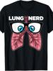 Cool Respiratory Therapy Lung Nerd Men Unisex Doctor RT T-Shirt Retro Casual Crew Neck Printed T-Shirt