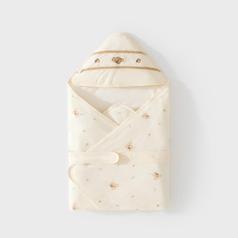 60g Deka z čisté bavlny pro novorozence - Zavinovačka pro jaro a podzimní porodní sál