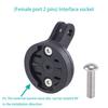 Multifunctional Bicycles Camera Adaptors Mount Bike Computer Fixing Base Bike Light Seat Post Mount Computer Holder