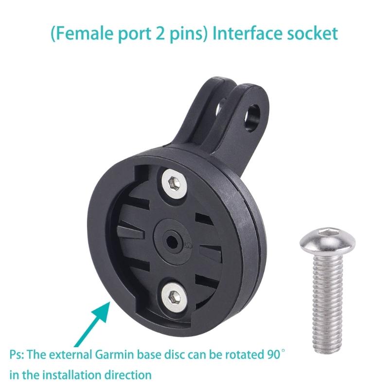Multifunctional Bicycles Camera Adaptors Mount Bike Computer Fixing Base Bike Light Seat Post Mount Computer Holder
