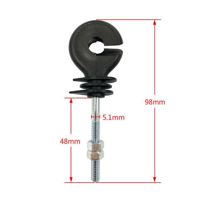 Leak-Proof Waterproof Electric Fence Insulator Screw for Livestock