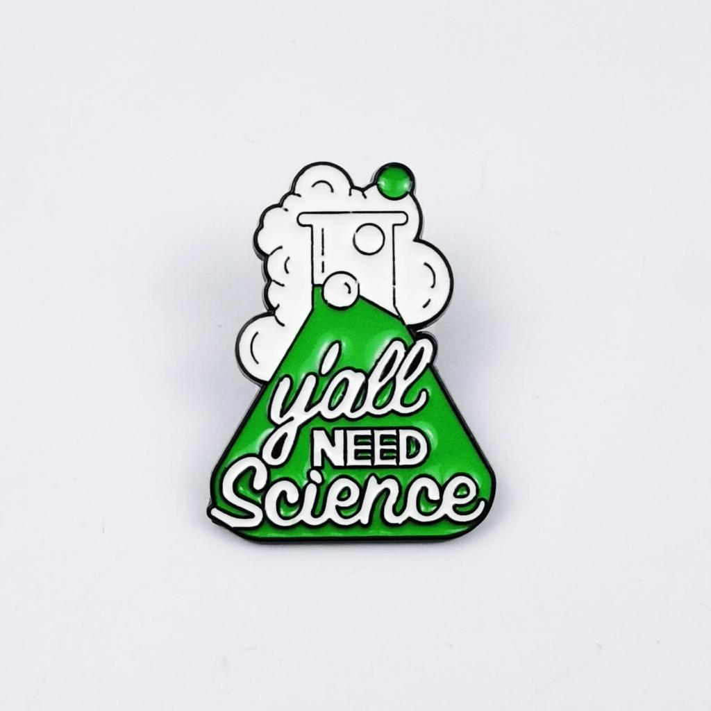Cute Atom Cartoon Brooch: Drip Oil Alloy Badge for Student Backpacks, Jewelry, and Accessories