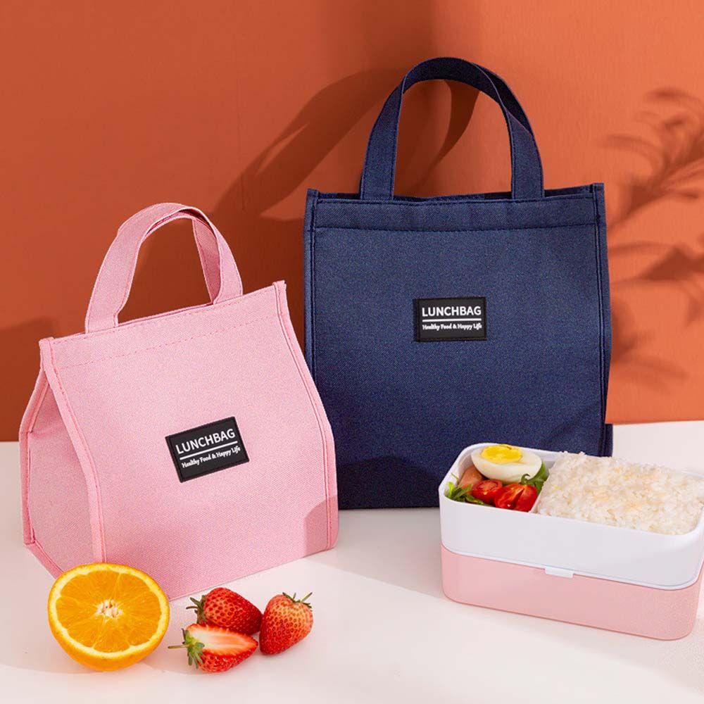 Bag Food Drink Cooler Bag Outdoor Grocery Bag Lunch Organizer Lunch Bag Canvas Handbag Lunch Box