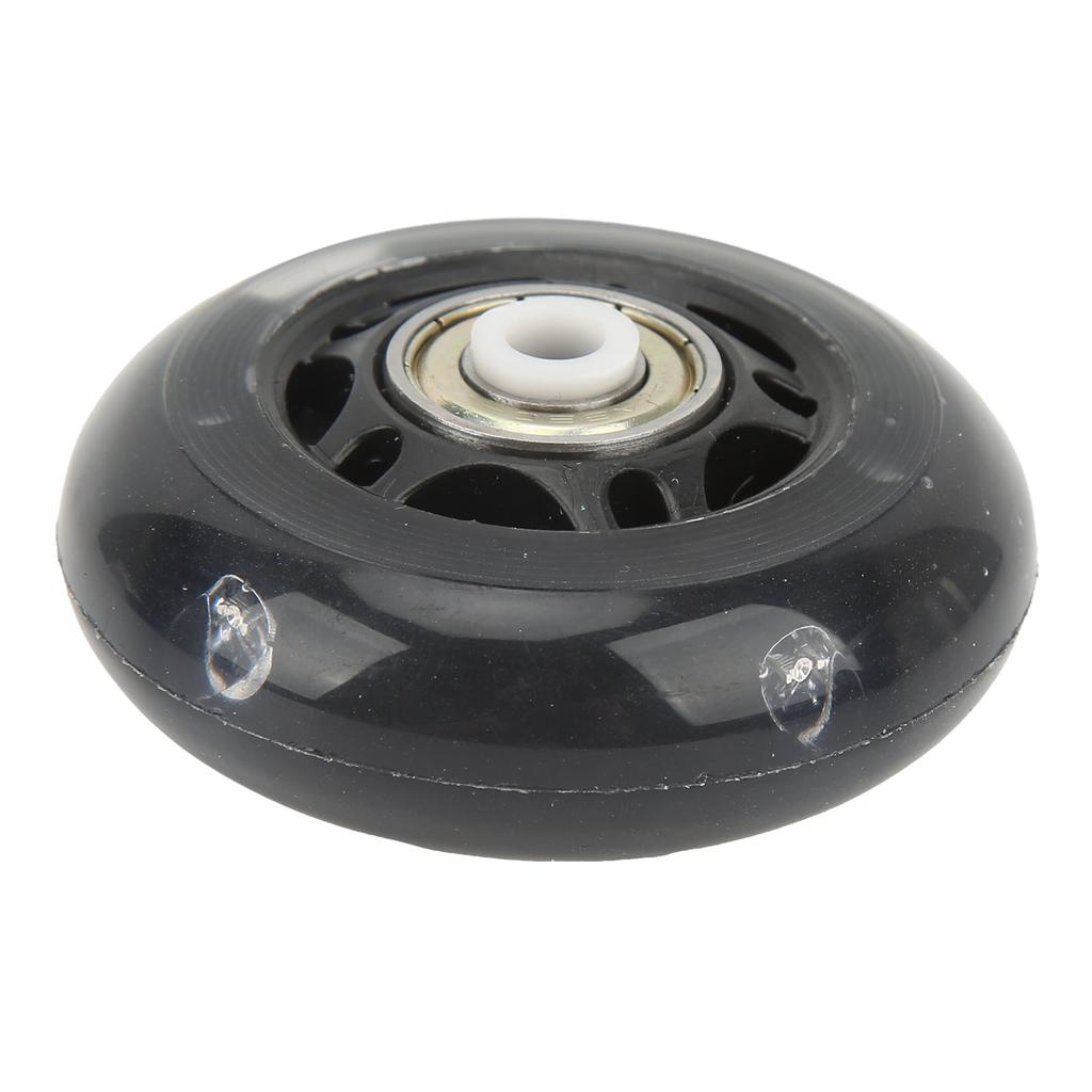 4 Stück Leuchtende Rollschuhrollen 63mm PU Flash Inlineskater-Rollen für Inlineskateboards Rollen