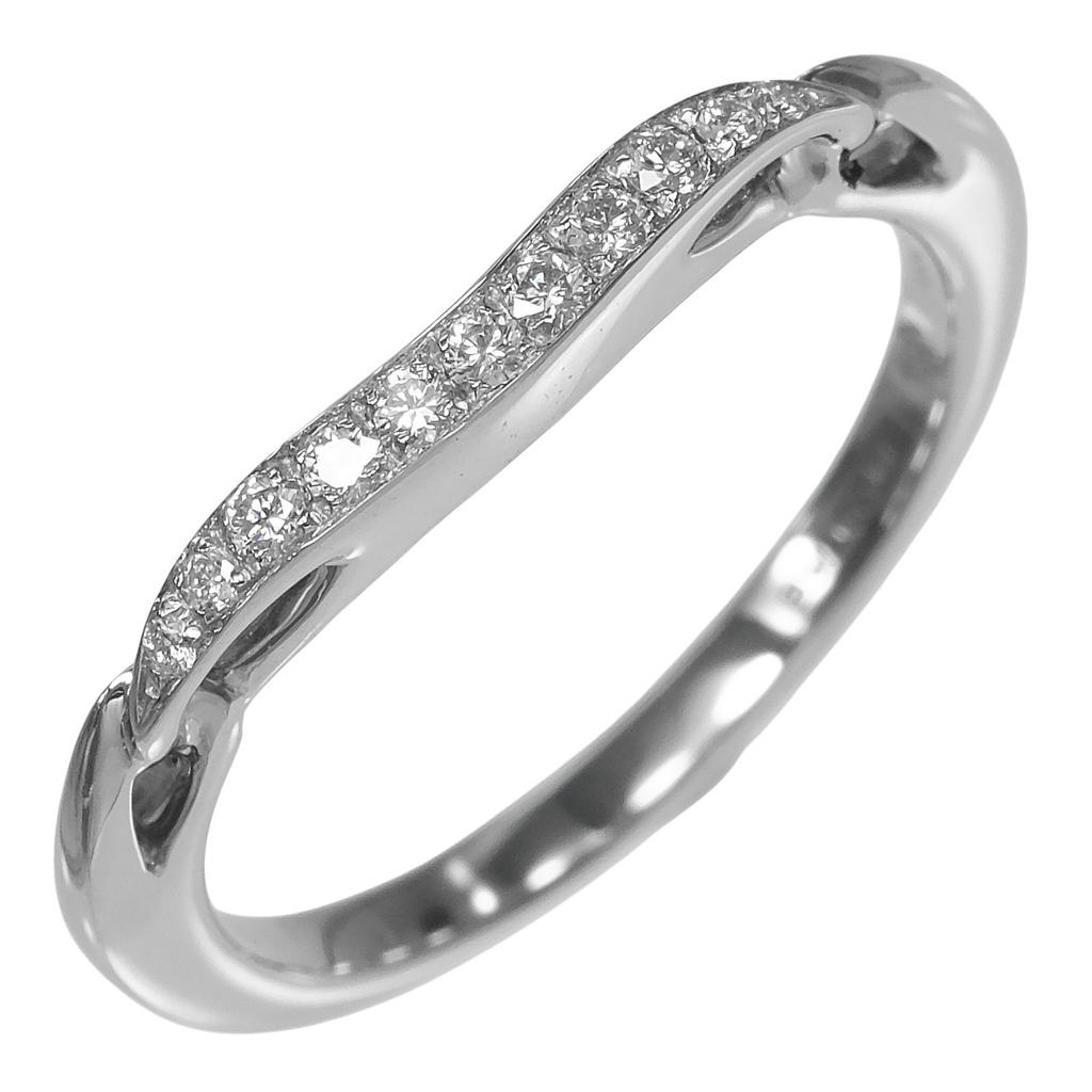 BVLGARI Incontro damore Ring Pt950Platinum/diamond #4.1(US Size) 2.85g Women Used