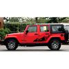 2Pcs Graphic Snow Mountain Car Sticker Auto Side Skirt Decal For Jeep Wrangler