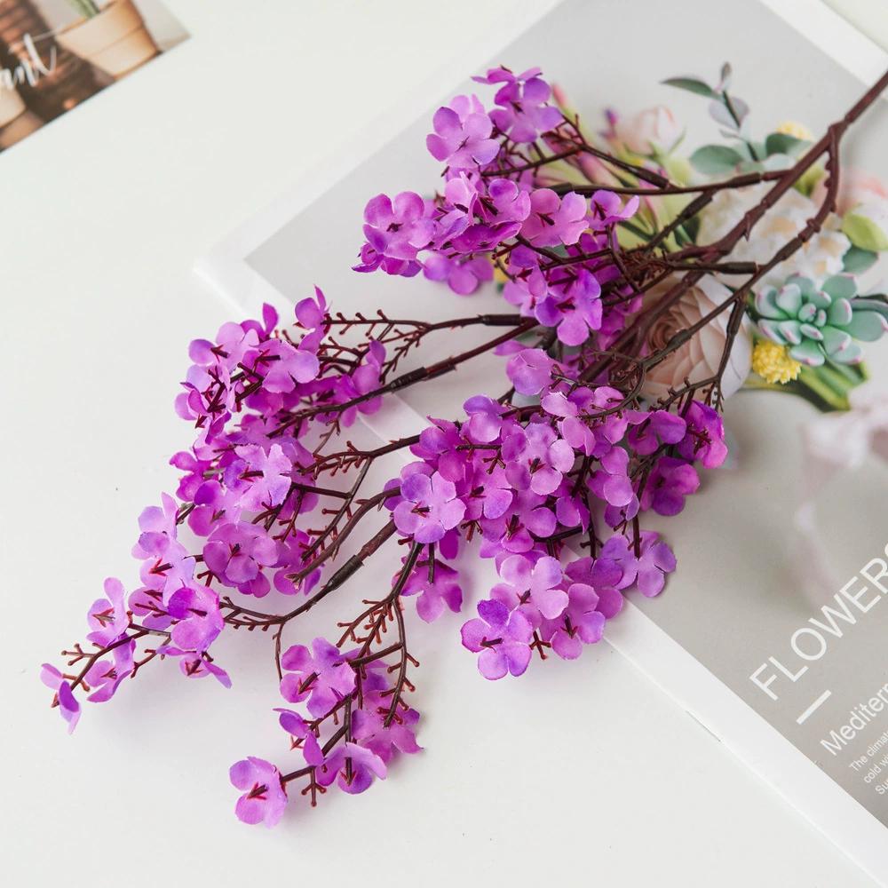 Artificial Flowers Baby's breath Cherry Blossoms Gypsophila Fake Flowers Branch Wedding Home Decoration Flower Arrangement