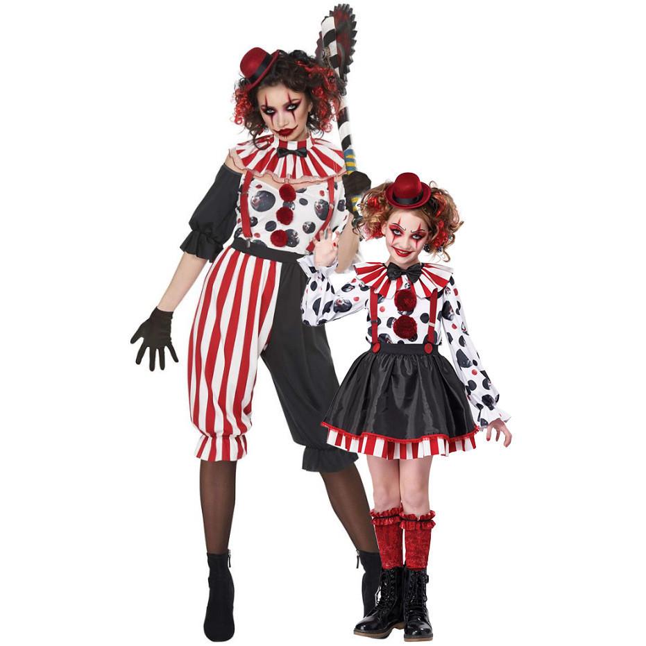 Game Theme Kids Clown Costume Set For Halloween Party And School Performance