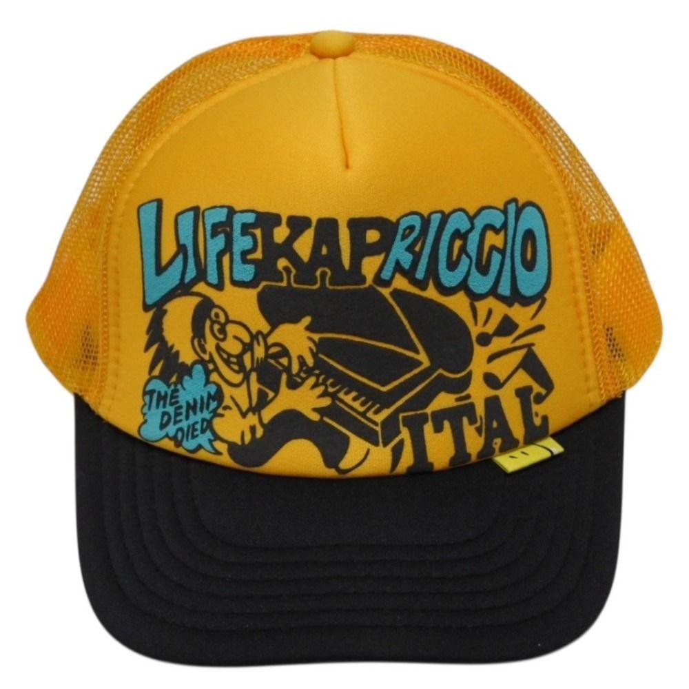 Used New and unused KAPITAL LIFE KAPRICCIO Trucker Cap K2505XH535 One Size Mesh Used 4b007560