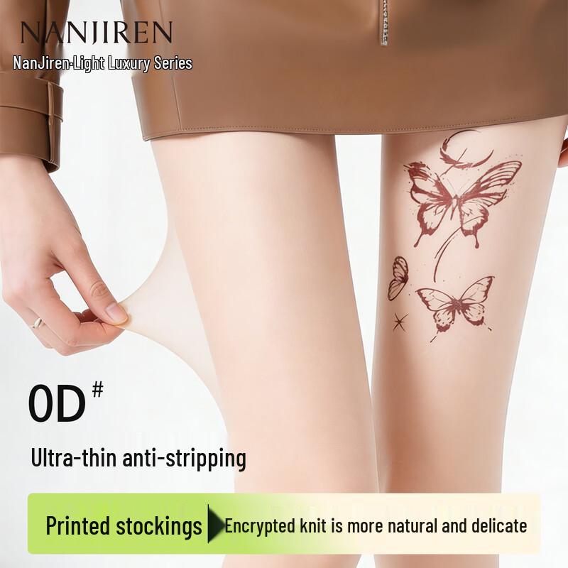 

Nanjiren Women s Sexy Patterned Hollow-Out Pantyhose One Size