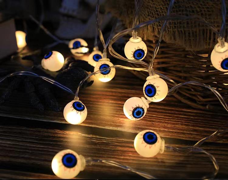 Cross-Border Halloween LED Ghost Eye Lights - Spooky Decoration for Festive Atmosphere