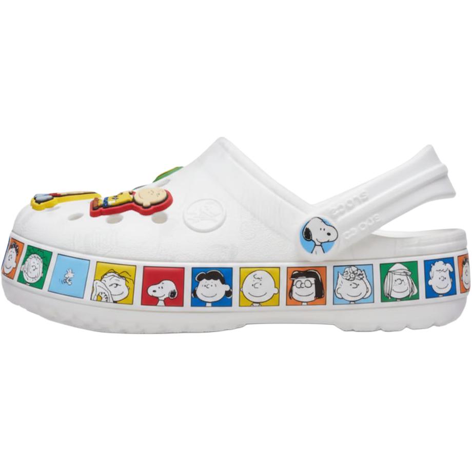 Crocs Crocband Универсальные Удобные Дышащие Низкие Обувь для Ходьбы Детская Обувь Белый 212117-90H 25-26