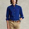 Polo Ralph Lauren FW21 Logo Embroidered Oxford Long Sleeve Shirt Men shirts Blue MNPOWOV16821770-400