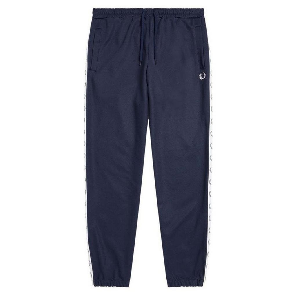 Fred Perry Mens Branded Tape Jogging Bottoms