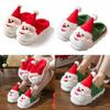 Cozy And Warm Christmas Santa Themed Home Slippers For Men And Women In Thick Non-slip Design