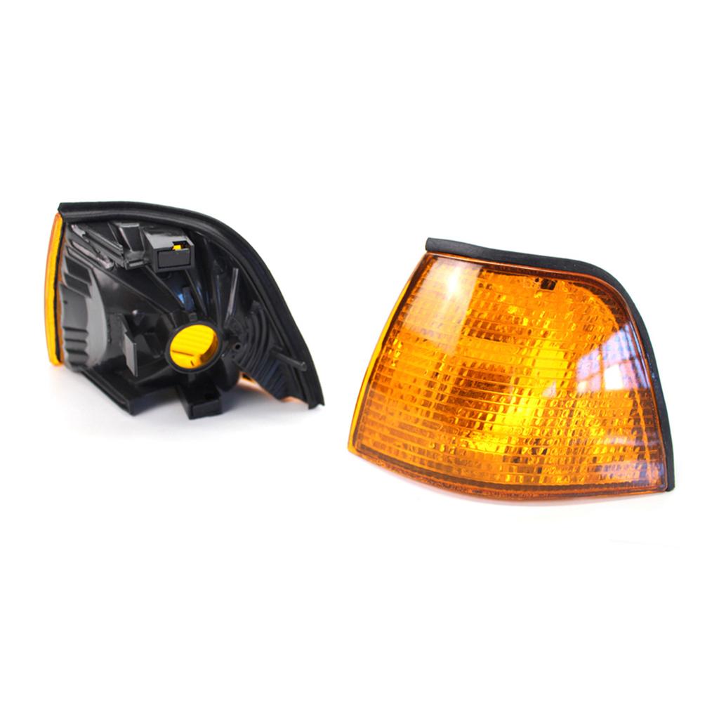 Corner Light Lens Replacement Yellow Amber Indicator Lamp Replacement For Side Corner Signal Light Fit For BMW E36 3