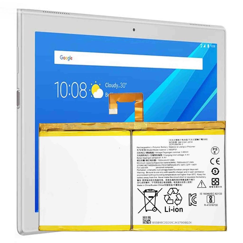 L16D2P31 7000mAh Battery For Lenovo X304 Tab 4 10 10plus Tablet Batteries