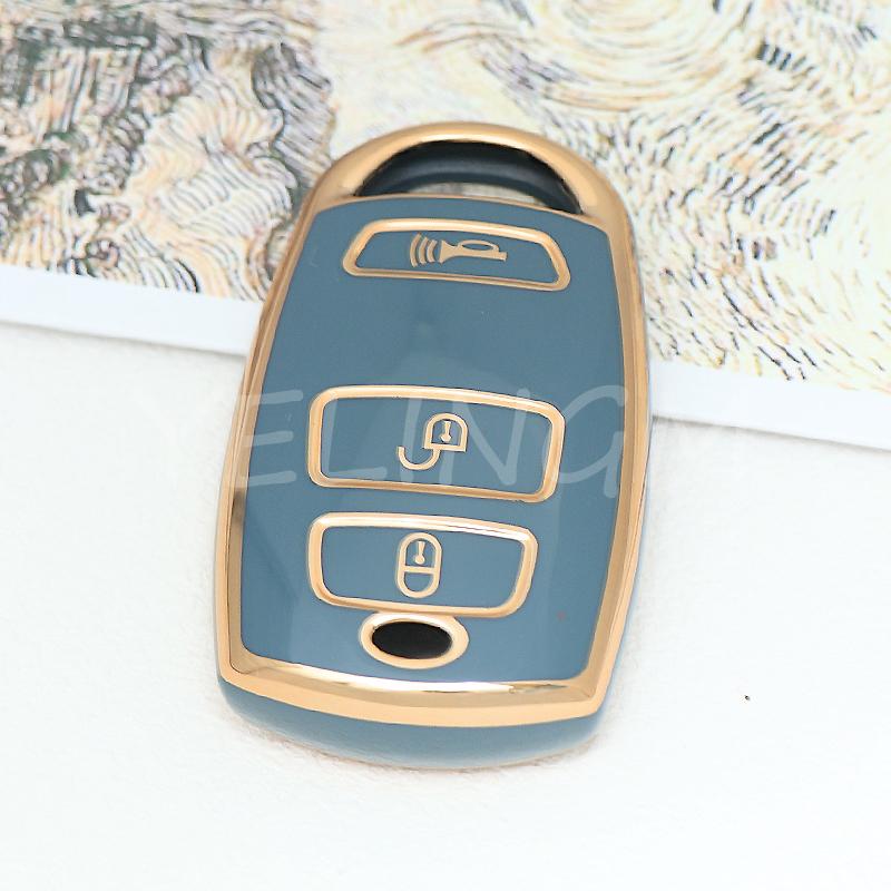 Tpu Car Remote Key Shell Fob Holder For Kia Grand Carnival Sedona Car Key Case Cover Protector Keychain Accessories