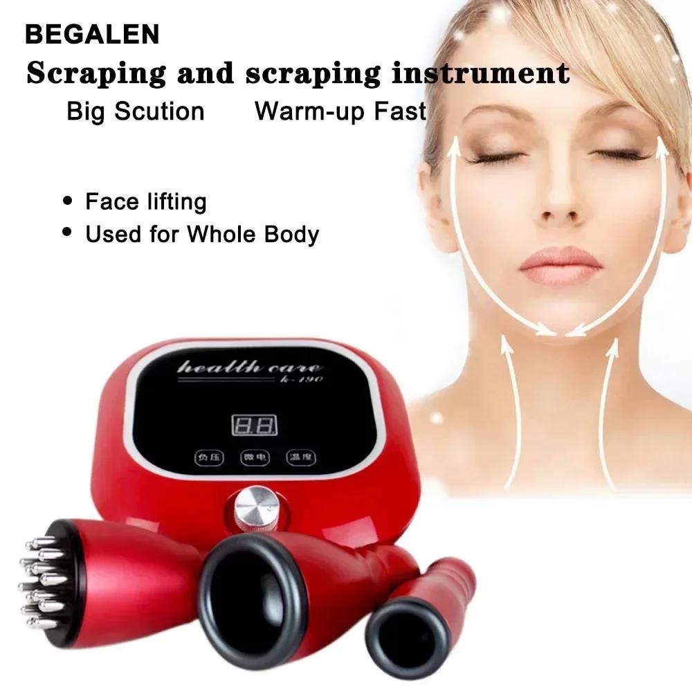 Electric Scraping Massager Body Scraping Massage Smart Electric Vacuum Cupping Heating Suction Cup Device Back Neck Arm Massger