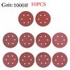 Sandpaper Polishing Tools 10PCS 40-2000grit 6 Hole 9inch/225mm Alumina