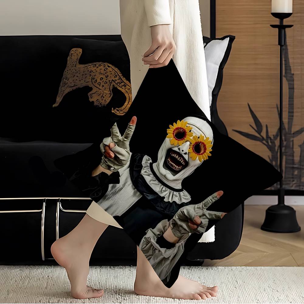 Horror Movie TTERRIFIER Pillow Cushion Cover Pillowcase Living Room Sofa Home Decor Customized