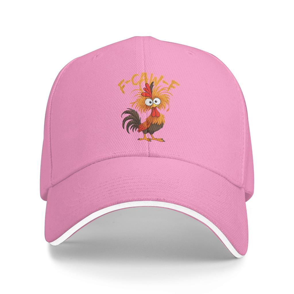 Spring Casual Baseball Cap F Caw F Rooster Funny Bird Fcawf Chicken Whisperer Fawk Hunting Camping Trucker Hat For Women