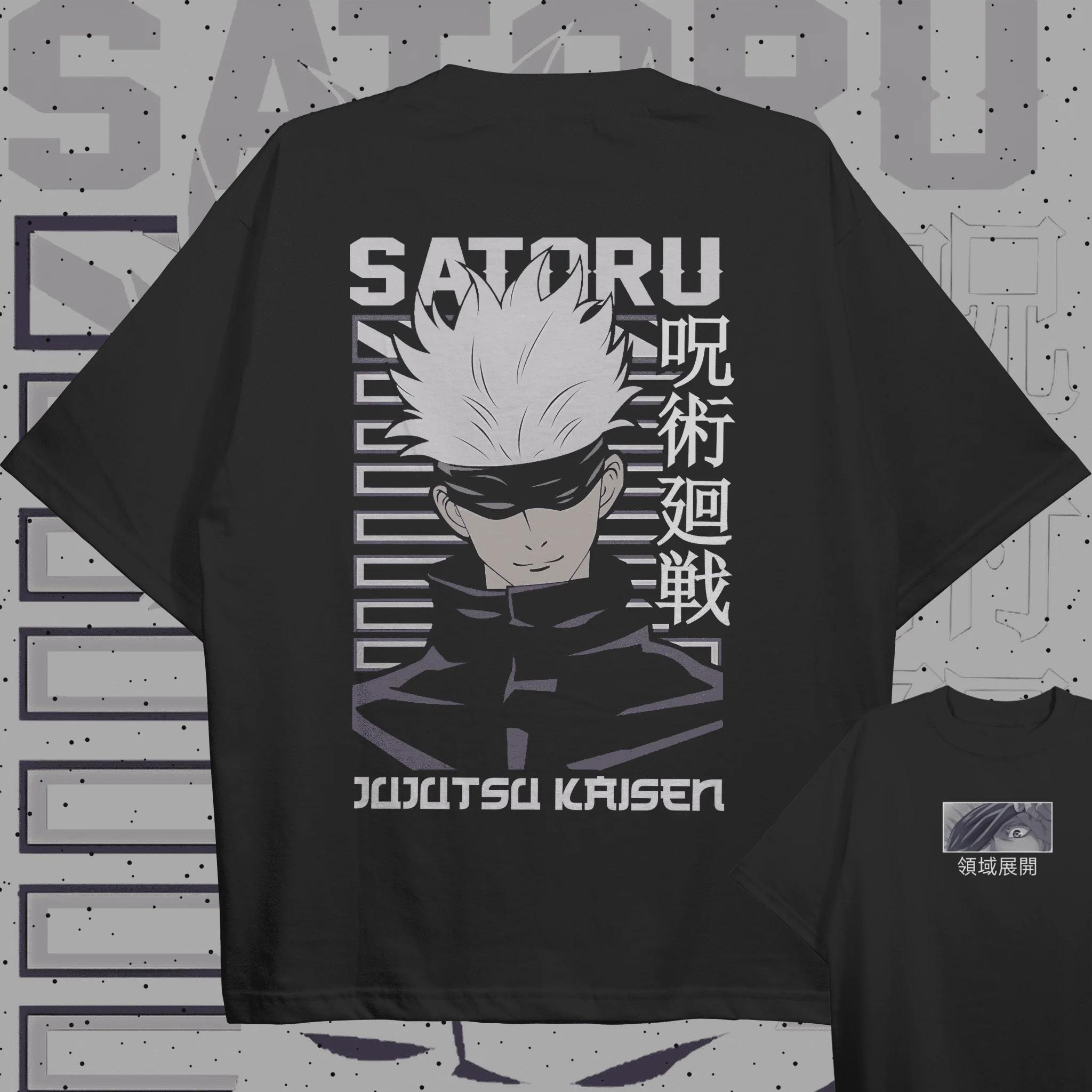 

Satoru Gojo Domain Expansion Anime Jujutsu Kaisen Graphic TShirt 100Cotton Oversized Shirt unisex Unisex Short Sleeve ONeck Y2k 4XL