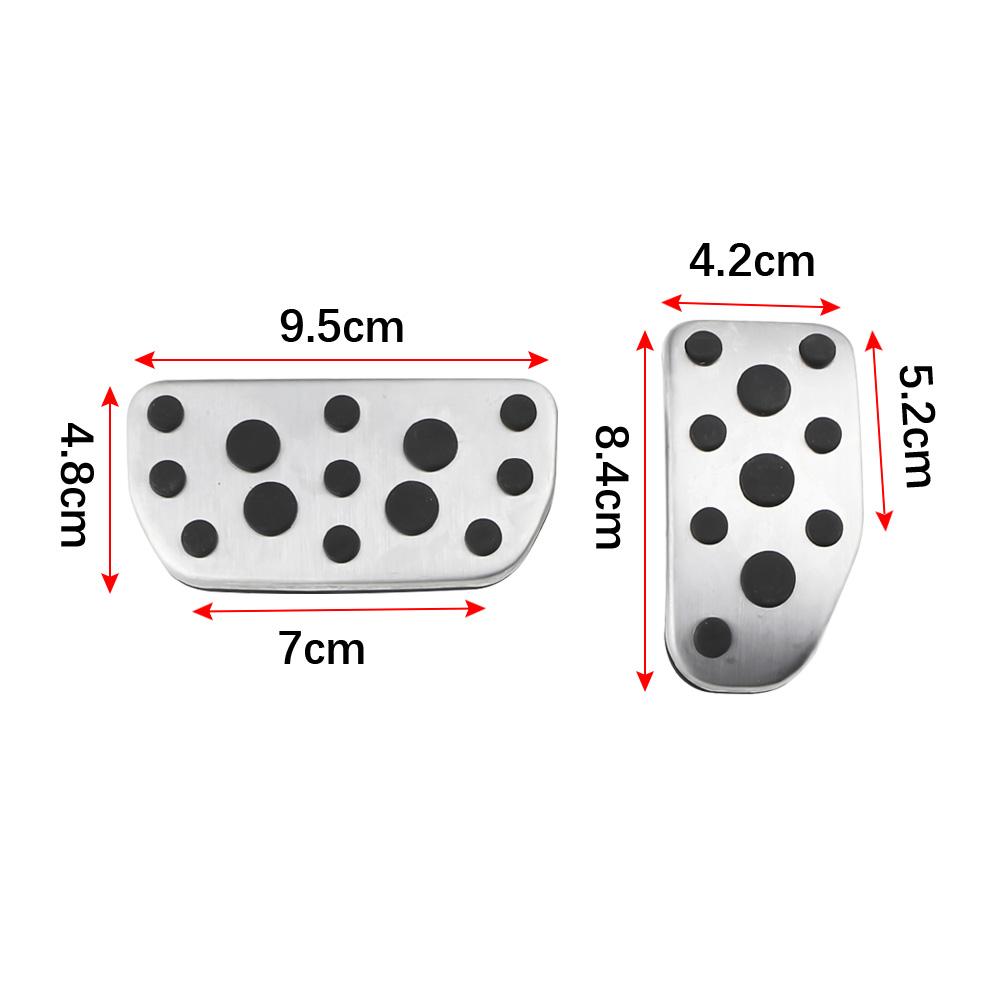 

AT MT Car Pedals for Toyota Yaris 2017+ Vios FS 2014+ Gas Accelerator Brake Stainless Steel Non-slip Pedal Cover Parts