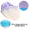 7colors Waterproof Shower Caps Women's Bathing Hair Care Hats Soft Silk Anti-static Hair Accessories Bathroom Household Bath Cap
