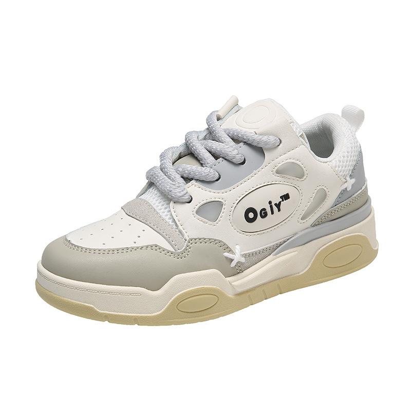 Couple soft-soled bread shoes new spring panda shoes heightening shoes casual board shoes
