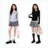 MJ Style Women's Sailor Collar Long Sleeve T-shirt