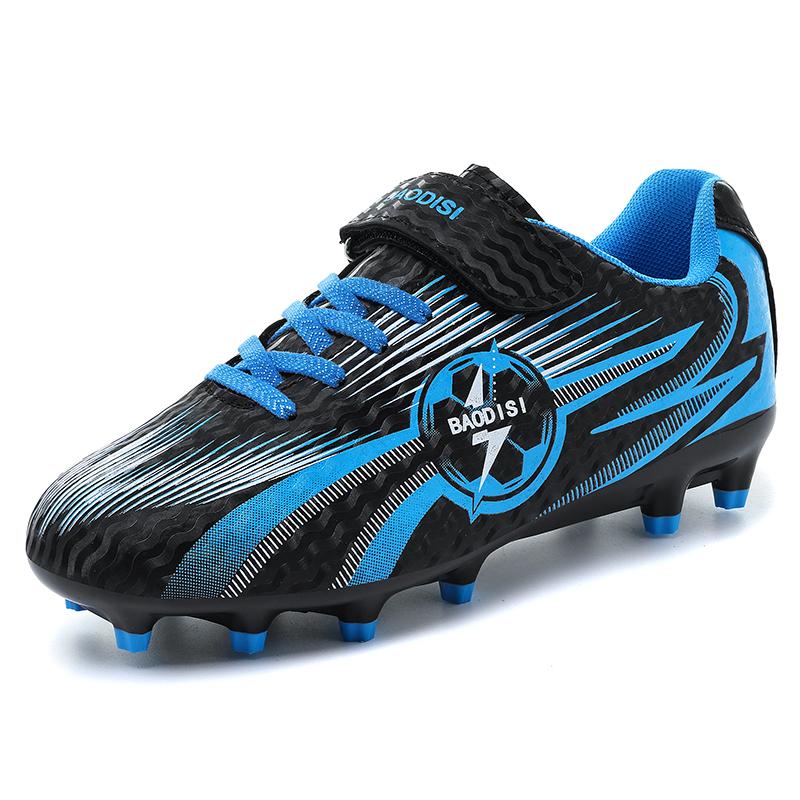 28-39 Boys Football Boots AG/TFSpike Rubber Soft Sole Kid's Professional Artificial Turf Training Football Boots for Girls