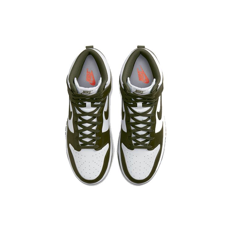 Nike Dunk High Cargo Khaki 2022 Men Sneakers Green White DD1399-107