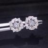 Simple Fashion Design Stud Earrings with CZ Stone Chic Women's Accessories Versatile Ear Piercing Jewelry Drop Shipping