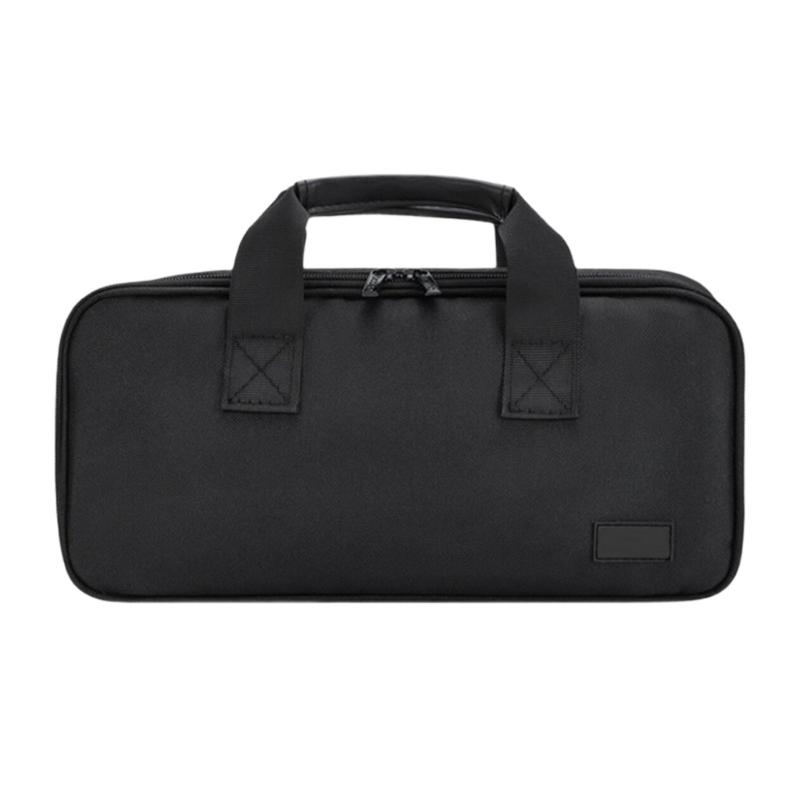 

Travel Keyboards Organizers with Shock Absorbing Foam and Internal Pockets for Electronics Accessories Protective S чорний