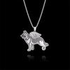 German Dog Shepherd Angel Puppy Animal Necklaces Pendants Gift for Women Chain Necklace