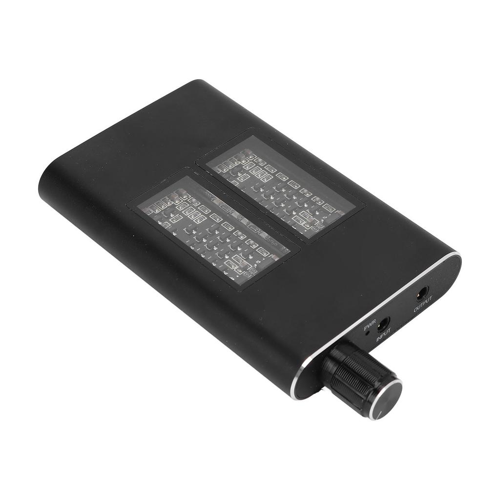 HiFi Headphone Amplifier 3.5mm and Type C Subwoofer Headphone Amplifier 2 Stage Gain Switch Stereo