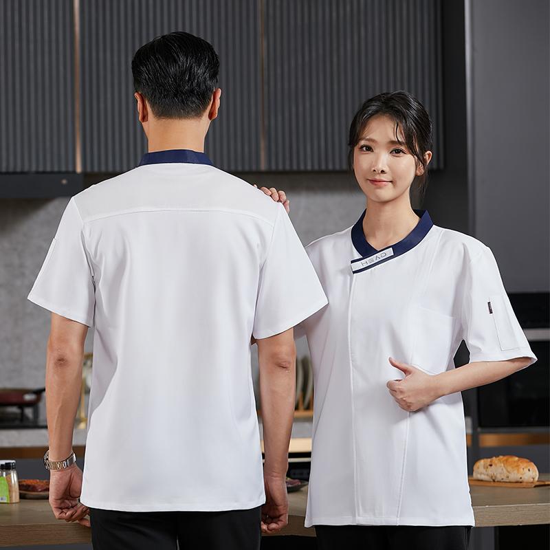 Catering Kitchen Uniform for Woman Chef's Jackets Professional Cooking Clothes Hotel Cook Shirt  Restaurant Waiter Workwear