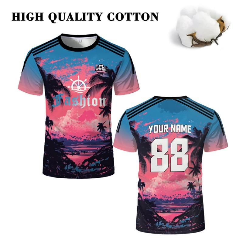 

Повседневные футболки из хлопка джерси для занятий спортом на открытом воздухе, уличная хип-хоп мода, индивидуальные футболки, летние дышащие топы с коротким рукавом 6XL