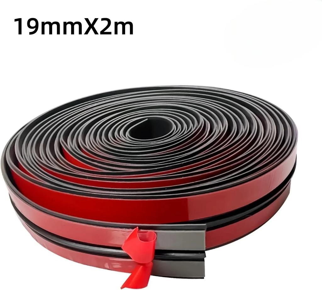 Universal Car Sealing Strip Roof Windshield Sunroof Waterproof Soundproof Rubber Strip Edge Protector Window Gap Seal 2/6/10m