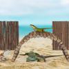 2PCS Reptile Hideout Hermit Crab Bendable Bridge, Wooden Hermit Crab Hideout Climbing Toys, Reptile Tank Habitat Decor Hiding Hut for Lizards, Mice,