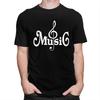 Mens Music Note T Shirt Round Neck Short Sleeve 100 Cotton Musical Gift Tee Shirt Novelty Summer Tyle Clothing