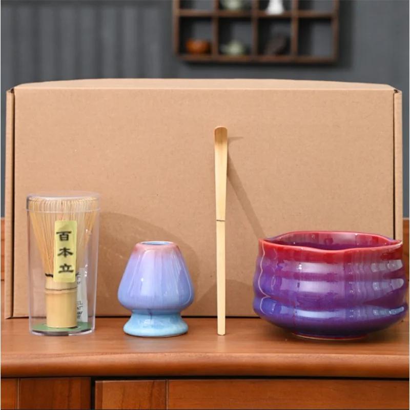 Japanese Matcha Set Safe Bamboo Whisk Teaspoon Tea Sets Indoor Beverage Shop Tea-making Tools Accessories Birthday Gifts Home