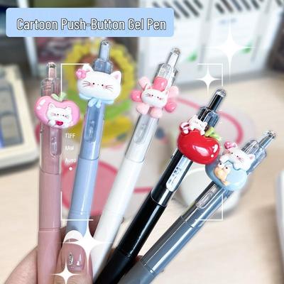 High-Value Kitty Cat Gel Pen - Custom Quality Girly Heart Design