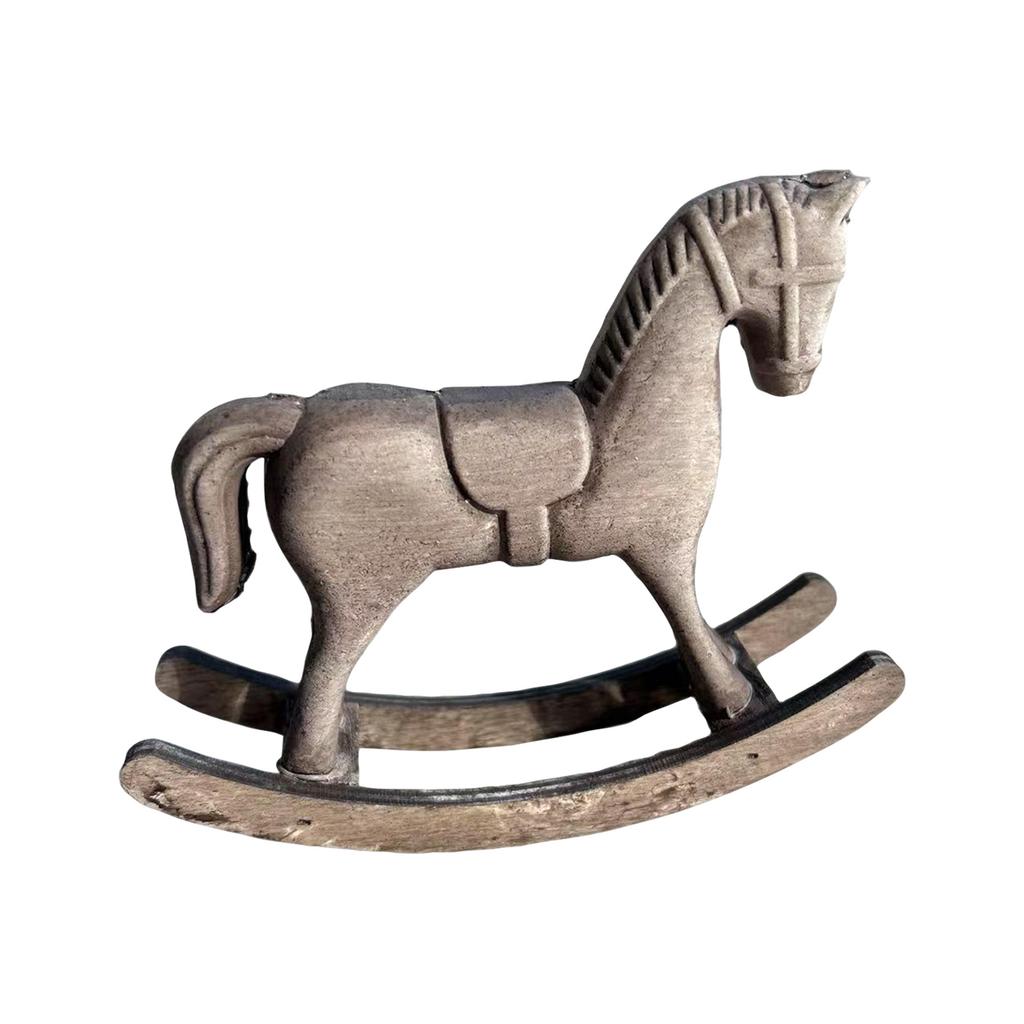 Horse Wood Ornaments Living Room Table Decoration, Horse Decoration Ornaments