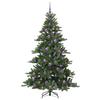 Artificial Foldable Christmas Tree Green 180 Cm PVC and Steel