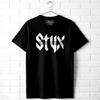 Styx Rocková Kapela Vintage Logo Pánské Tričko Heavy Metal Koncertní Turné Merch